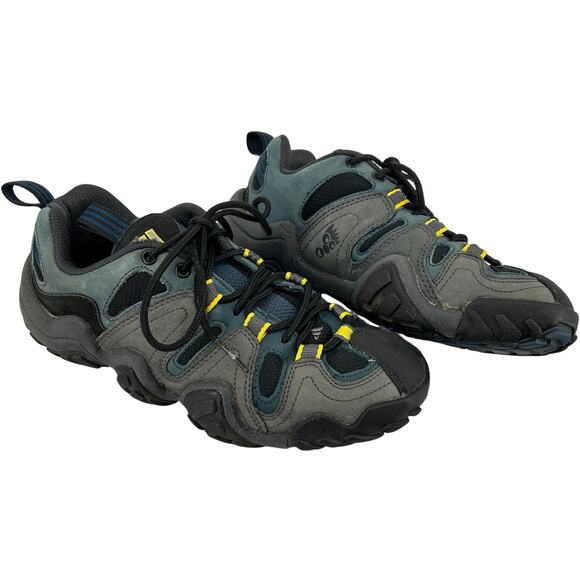 VTG 90s 1997 Men\'s Grey Blue Adidas EQT Equipment AROOGA Hiking Sneakers US‎ 7